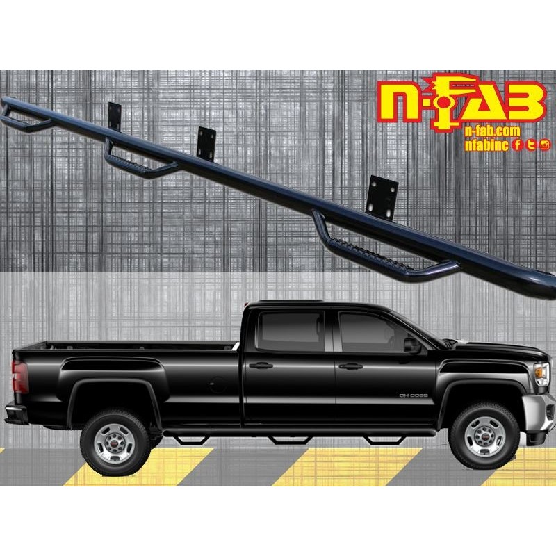 Nerf Bar - Truck Wheel To Wheel for 2015-2019 GMC Sierra 2500 HD