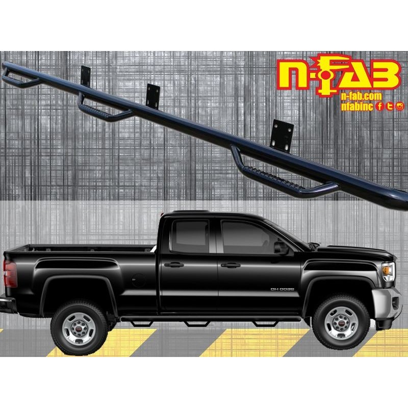 Nerf Bar - Truck Wheel To Wheel for 2015-2016 GMC Sierra 2500 HD