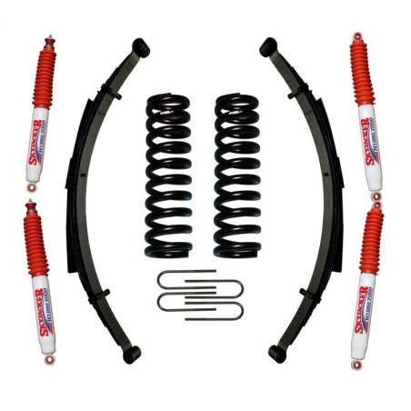 Lift Kit Suspension for 1978-1979 Ford Bronco 4-4'' Lift Front and Rear, Front, Rear