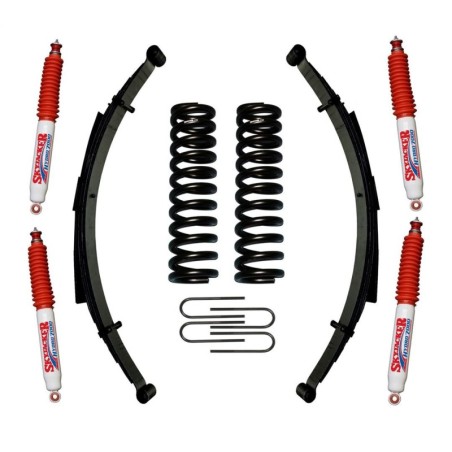 Lift Kit Suspension for 1975-1975 Ford F-100 4WD 6-6'' Lift Front and Rear, Front, Rear