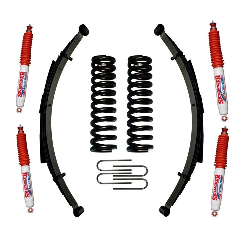 Lift Kit Suspension for 1975-1975 Ford F-100 4WD 6-6'' Lift Front and Rear, Front, Rear