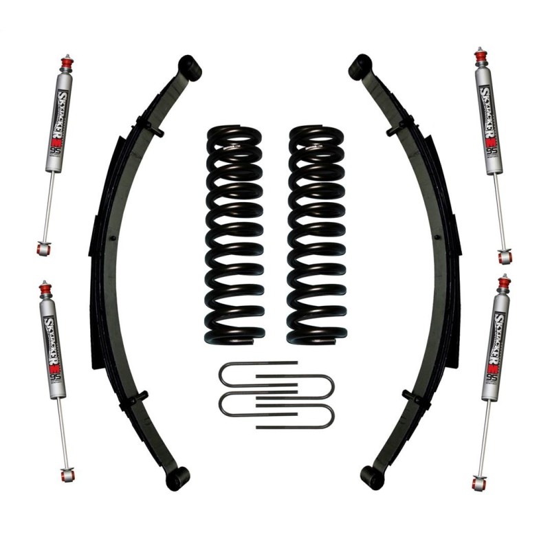 Lift Kit Suspension for 1977-1979 Ford F-150 4WD 6-6'' Lift Front and Rear, Front, Rear