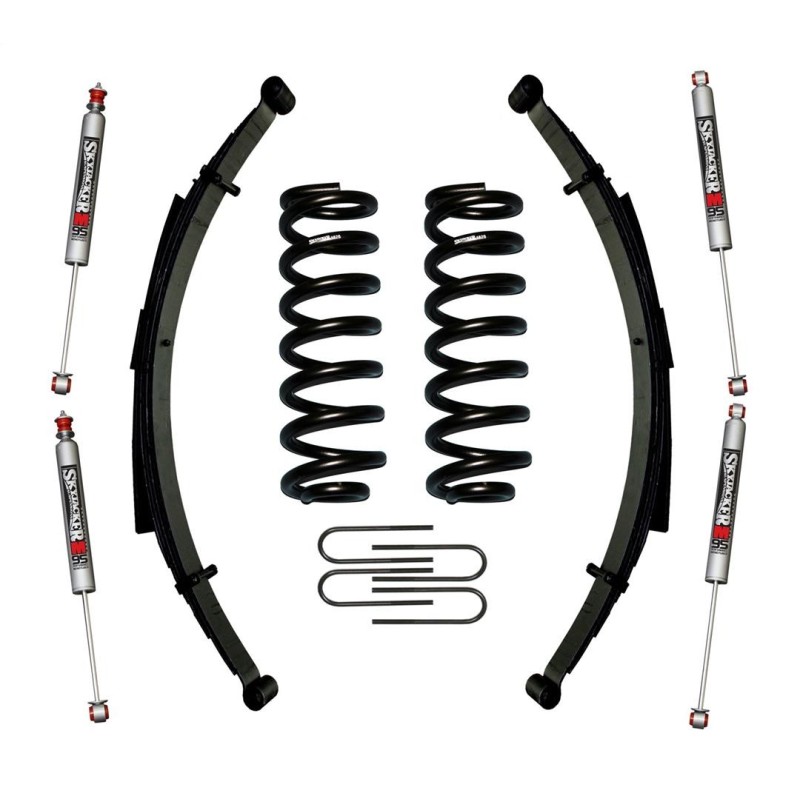 Lift Kit Suspension for 1980-1996 Ford Bronco 1.5-2'' Lift Front and Rear, Front, Rear