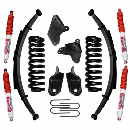 Lift Kit Suspension for 1980-1996 Ford F-150 4WD 4-4'' Lift Front and Rear, Front, Rear