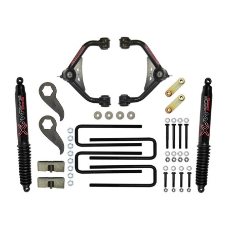 Lift Kit Suspension for 2011-2019 Chevrolet Silverado 2500 HD 4WD 3.5-4'' Lift Front and Rear