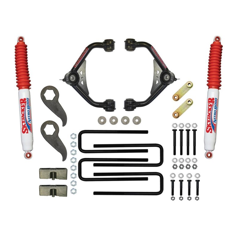 Lift Kit Suspension for 2011-2019 Chevrolet Silverado 2500 HD 4WD 3.5-4'' Lift Front and Rear