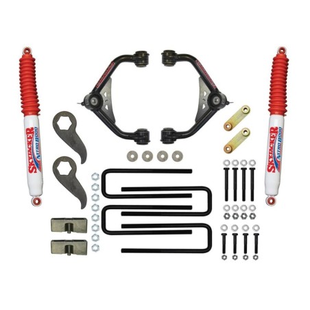 Lift Kit Suspension for 2011-2019 GMC Sierra 3500 HD 4WD 3.5-4'' Lift Front and Rear