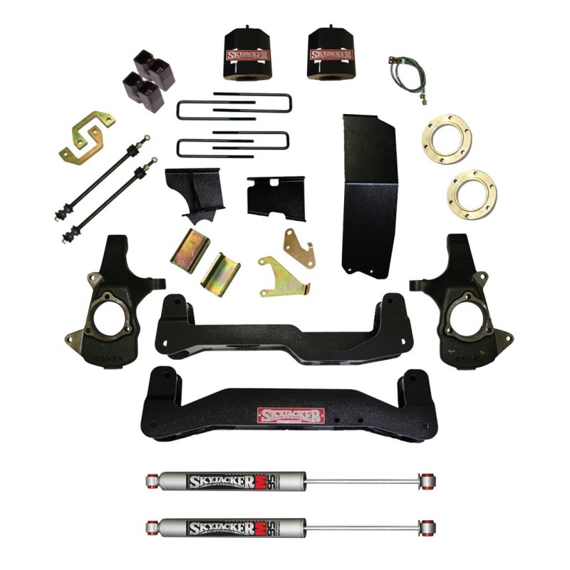 Lift Kit Suspension for 2014-2018 Chevrolet Silverado 1500 2WD/4WD 6-7'' Lift Front and Rear, Rear, Front