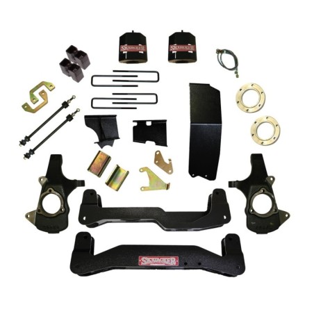 Lift Kit Suspension for 2014-2016 GMC Sierra 1500 2WD/4WD 6-7'' Lift Front and Rear, Rear, Front