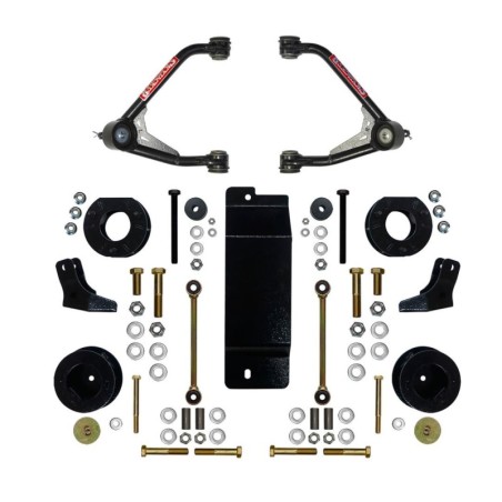 Lift Kit Suspension for 2015-2016 Chevrolet Suburban 4WD 3.5-4'' Lift Front and Rear, Front, Rear