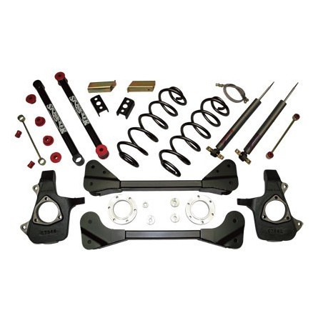 Lift Kit Suspension for 2007-2012 Chevrolet Avalanche 4WD 3.5-4'' Lift Front and Rear, Front, Rear