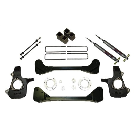 Lift Kit Suspension for 2007-2007 GMC Sierra 1500 Classic 2WD/4WD 4-4'' Lift Front and Rear