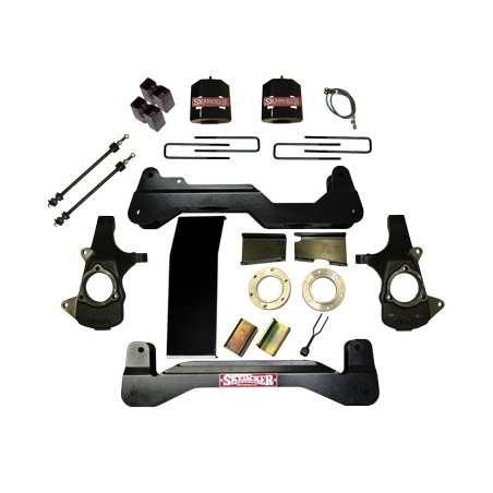 Lift Kit Suspension for 2007-2012 Chevrolet Silverado 1500 4WD 6-6'' Lift Front and Rear