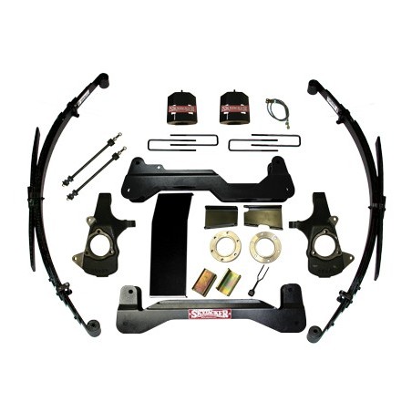 Lift Kit Suspension for 2007-2012 Chevrolet Silverado 1500 4WD Front and Rear