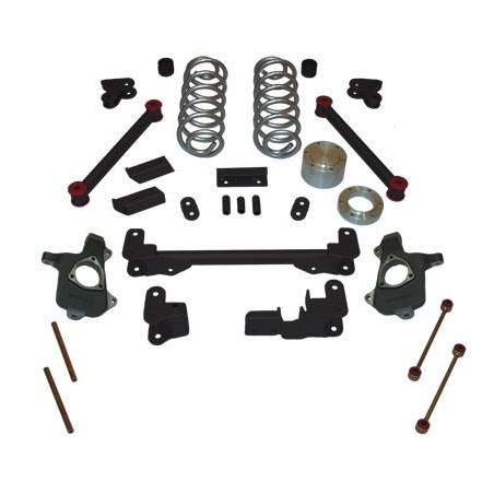 Lift Kit Suspension for 2002-2005 Chevrolet Avalanche 1500 4WD Front and Rear