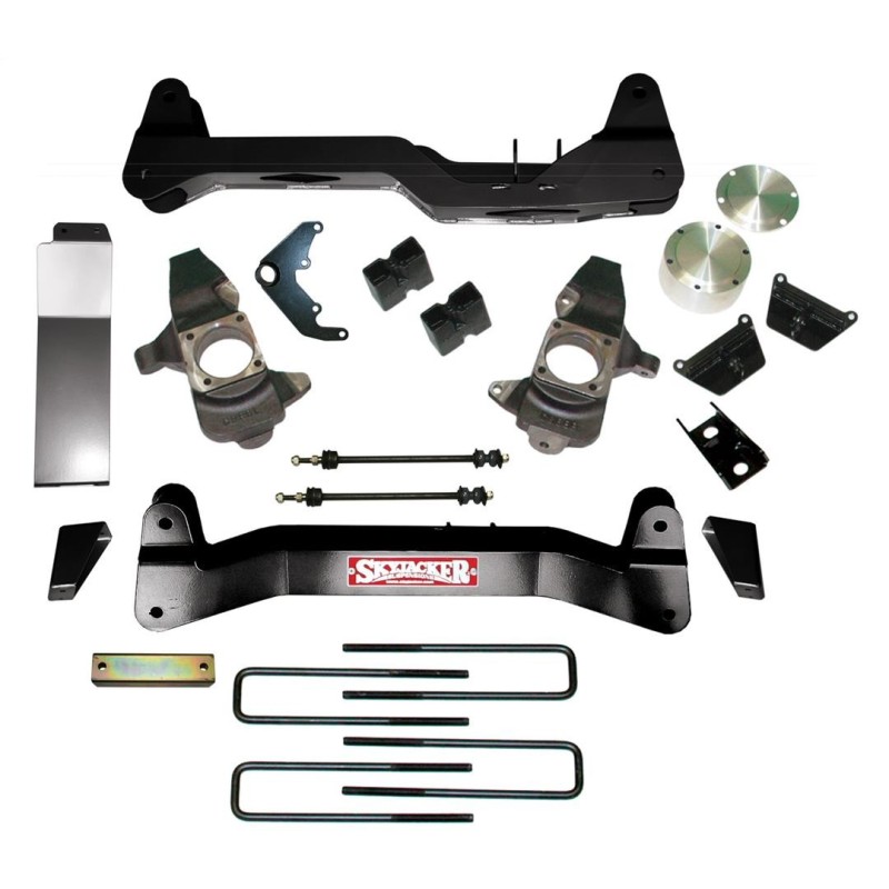 Lift Kit Suspension for 2008-2010 GMC Sierra 3500 HD 4WD 6-6'' Lift Front and Rear