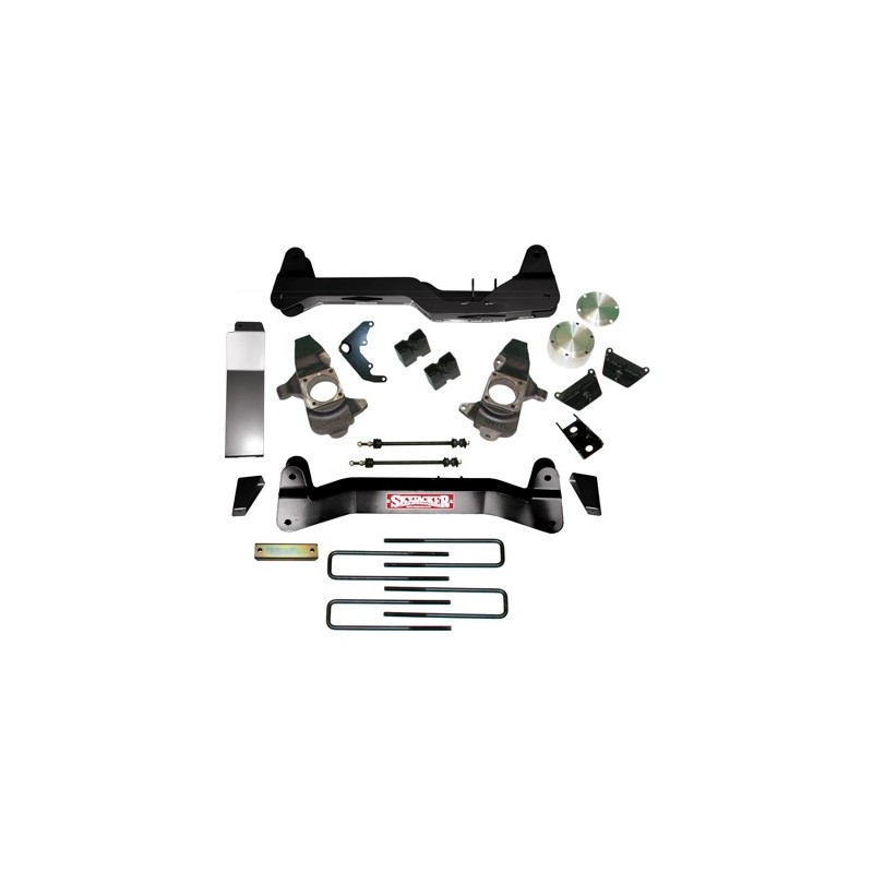 Lift Kit Suspension for 2007-2007 Chevrolet Silverado 2500 HD Classic 4WD 6-6'' Lift Front and Rear