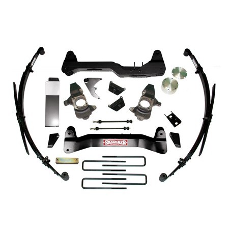 Lift Kit Suspension for 2001-2010 Chevrolet Silverado 2500 HD 4WD Front and Rear