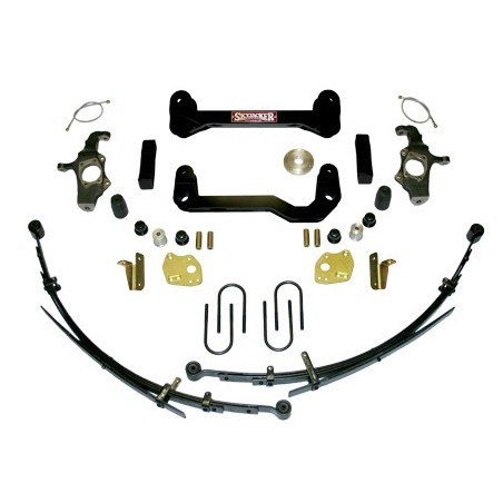 Lift Kit Suspension for 2004-2012 Chevrolet Colorado 4WD 4-4'' Lift Front and Rear, Front, Rear