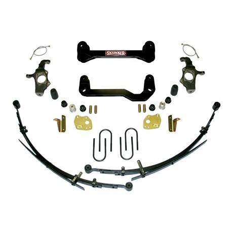 Lift Kit Suspension for 2004-2012 Chevrolet Colorado 2WD 4-4'' Lift Front and Rear, Front, Rear