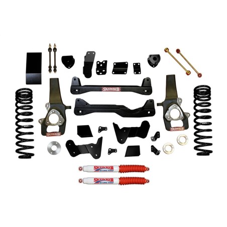 Lift Kit Suspension for 2014-2018 Ram 1500 4WD 6-6'' Lift Front and Rear, Rear, Front