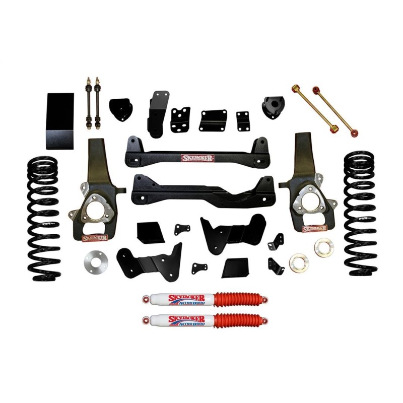 Lift Kit Suspension for 2014-2018 Ram 1500 4WD 6-6'' Lift Front and Rear, Rear, Front