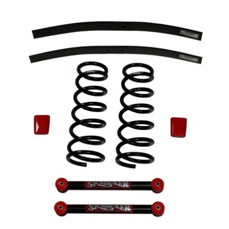 Lift Kit Suspension for 2000-2002 Dodge Ram 2500 4WD 3-3'' Lift Front and Rear, Front, Rear