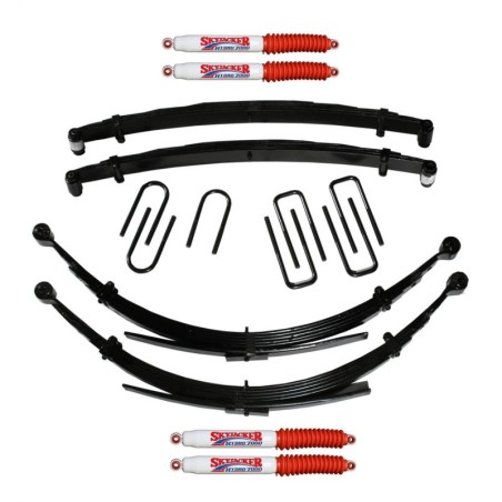 Lift Kit Suspension for 1989-1991 Dodge W350 4-4'' Lift Front and Rear, Front, Rear