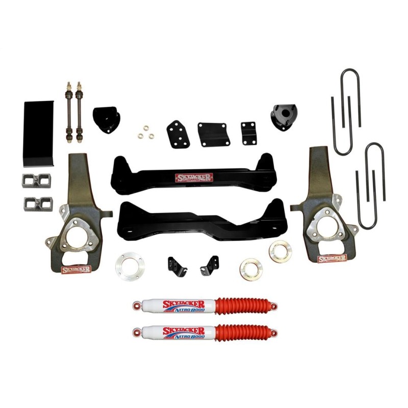 Lift Kit Suspension for 2006-2008 Dodge Ram 1500 4WD 4-4'' Lift Front and Rear, Rear, Front