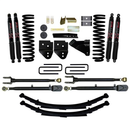 Lift Kit Suspension for 2011-2019 Ford F-250 Super Duty 4WD 4-4'' Lift Front and Rear