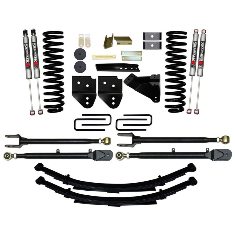 Lift Kit Suspension for 2011-2019 Ford F-250 Super Duty 4WD 4-4'' Lift Front and Rear