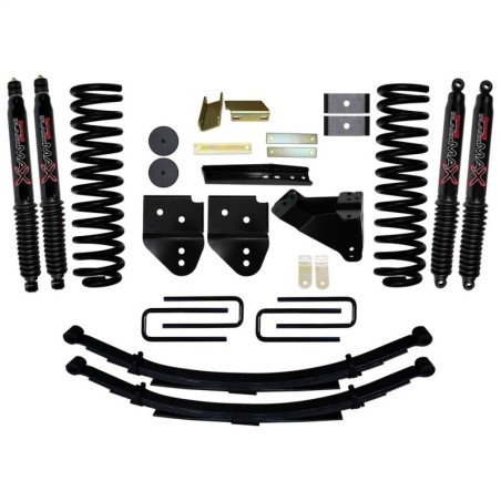 Lift Kit Suspension for 2011-2019 Ford F-250 Super Duty 4WD 4-4'' Lift Front and Rear