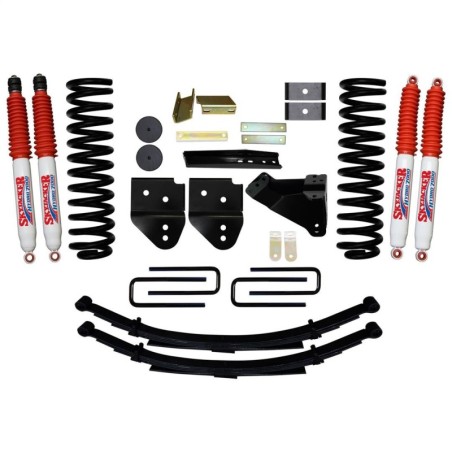 Lift Kit Suspension for 2011-2019 Ford F-250 Super Duty 4WD 4-4'' Lift Front and Rear