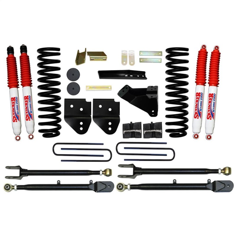 Lift Kit Suspension for 2011-2019 Ford F-250 Super Duty 4WD 4-4'' Lift Front and Rear