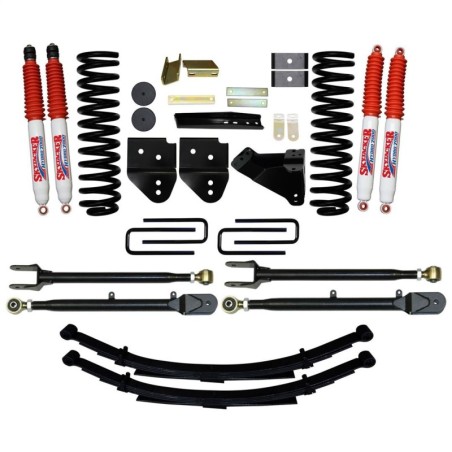 Lift Kit Suspension for 2011-2019 Ford F-250 Super Duty 4WD 4-4'' Lift Front and Rear