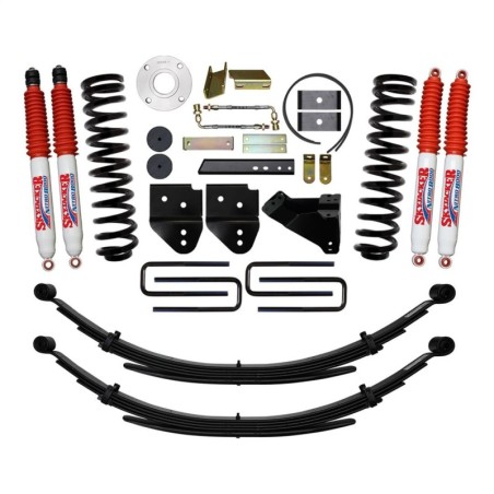 Lift Kit Suspension for 2011-2011 Ford F-350 Super Duty 4WD 6-6'' Lift Front and Rear