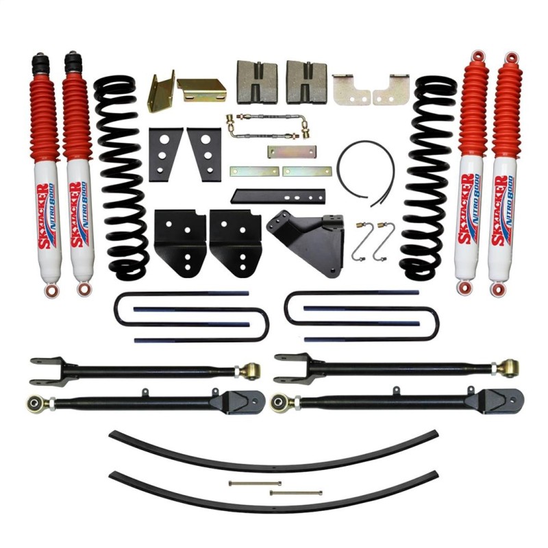 Lift Kit Suspension for 2011-2011 Ford F-350 Super Duty 4WD 8.5-8.5'' Lift Front and Rear