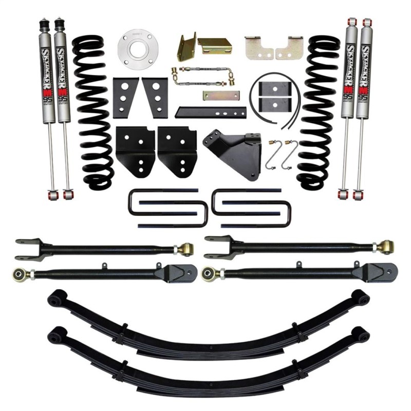 Lift Kit Suspension for 2011-2011 Ford F-350 Super Duty 8.5-8.5'' Lift Front and Rear