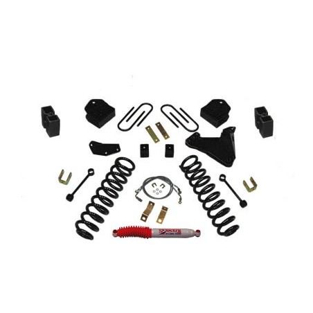 Lift Kit Suspension for 2005-2007 Ford F-250 Super Duty 4WD 4-4'' Lift Front and Rear