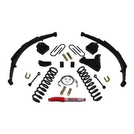 Lift Kit Suspension for 2005-2007 Ford F-250 Super Duty 4WD 4-4'' Lift Front and Rear