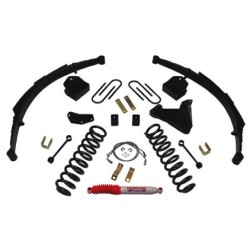 Lift Kit Suspension for 2005-2007 Ford F-250 Super Duty 4WD 4-4'' Lift Front and Rear