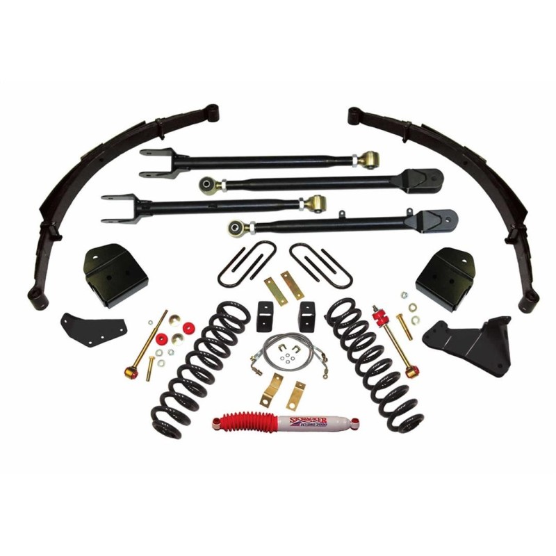 Lift Kit Suspension for 2005-2007 Ford F-250 Super Duty 4WD 4-4'' Lift Front and Rear