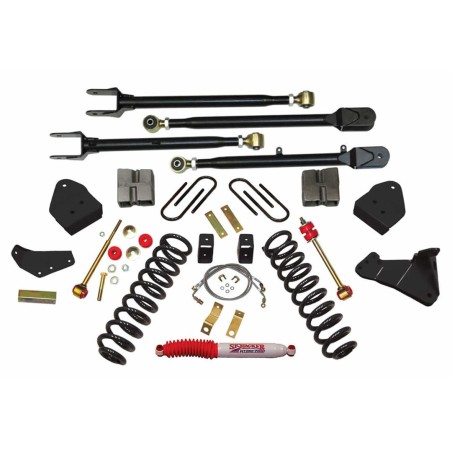 Lift Kit Suspension for 2005-2007 Ford F-250 Super Duty 4WD 6-6'' Lift Front and Rear