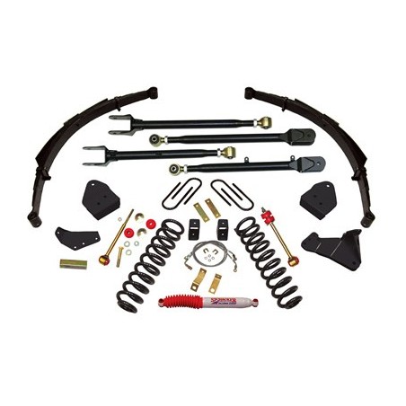 Lift Kit Suspension for 2005-2007 Ford F-250 Super Duty 4WD 6-6'' Lift Front and Rear