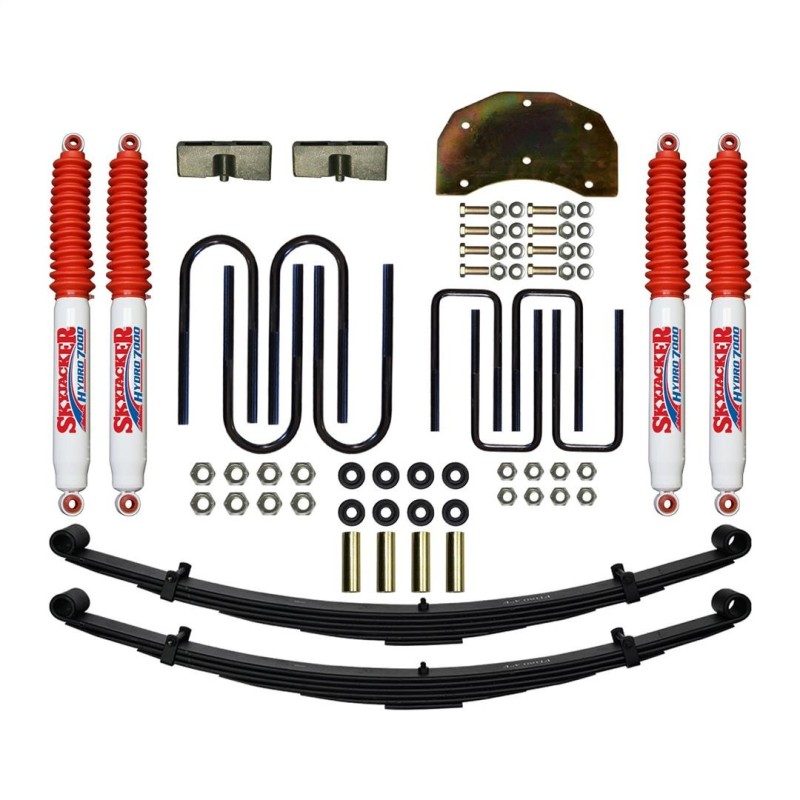 Lift Kit Suspension for 1986-1997 Ford F-350 4WD 4-4'' Lift Front and Rear