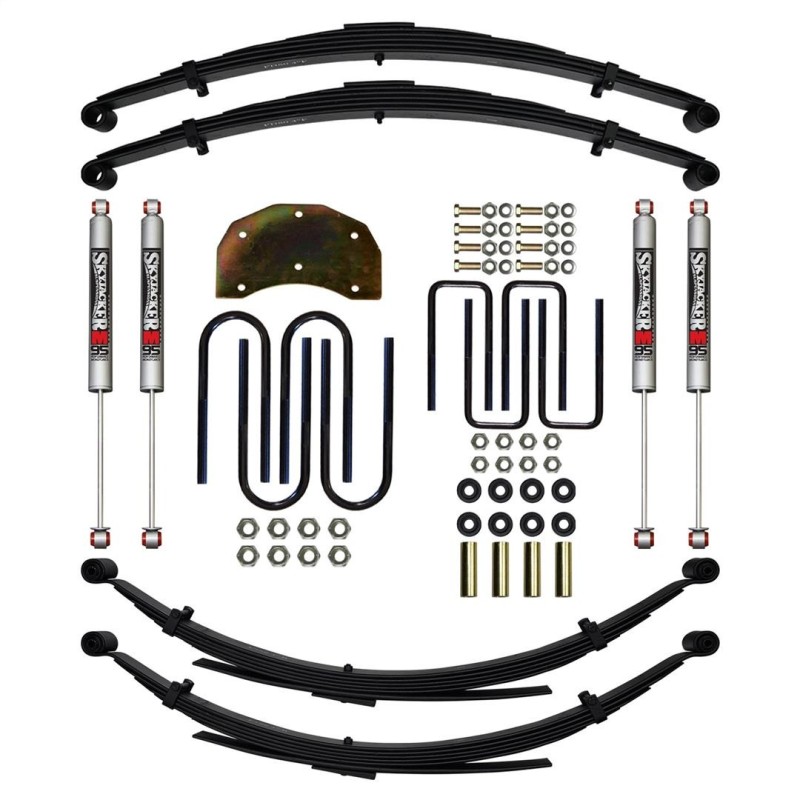 Lift Kit Suspension for 1986-1997 Ford F-350 4WD 3-4'' Lift Front and Rear, Front, Rear