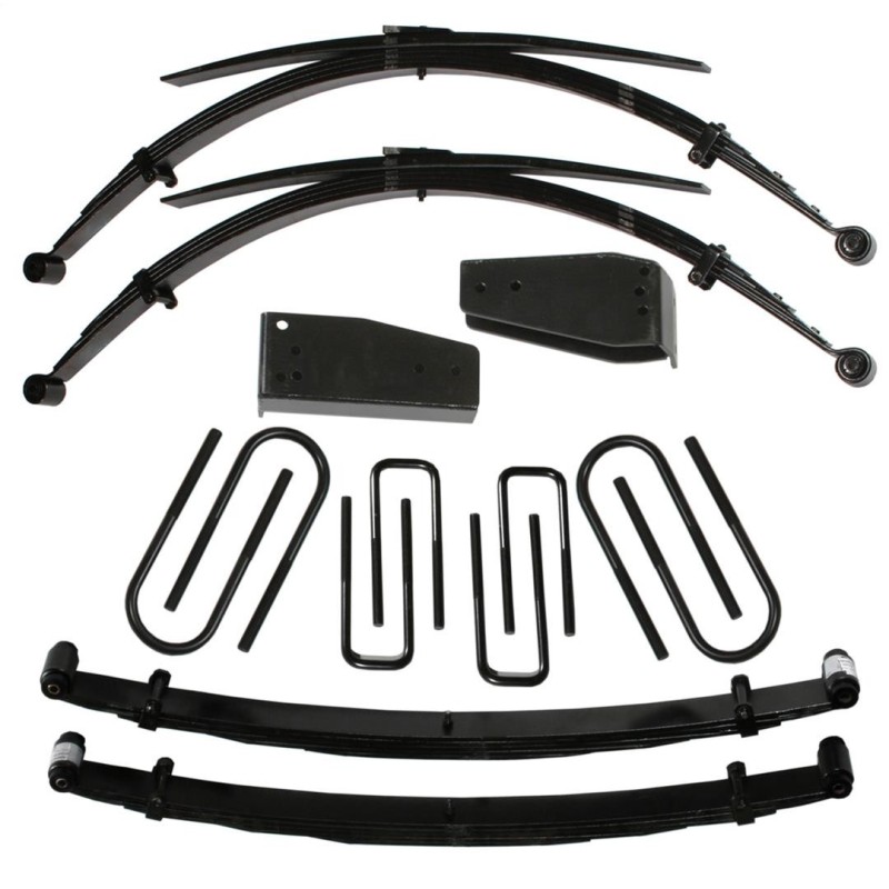 Lift Kit Suspension for 1980-1985 Ford F-350 4WD 4-4'' Lift Front and Rear, Front, Rear