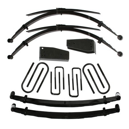 Lift Kit Suspension for 1980-1985 Ford F-350 4WD 4-4'' Lift Front and Rear, Front, Rear