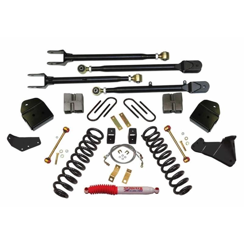 Lift Kit Suspension for 2008-2010 Ford F-250 Super Duty 4WD 4-4'' Lift Front and Rear