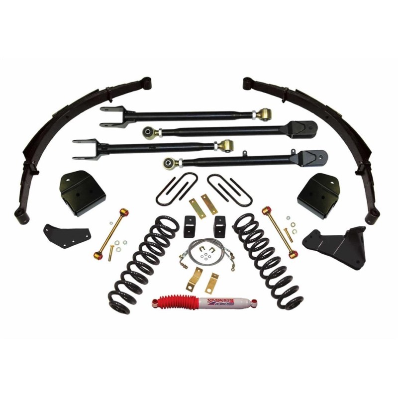 Lift Kit Suspension for 2008-2010 Ford F-250 Super Duty 4WD 4-4'' Lift Front and Rear